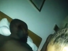 Ebony wife records while hubby gets head