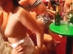 Sexy Party Hoes Sucking Dicks In Club
