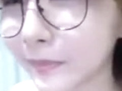 Cute Chinese Glasses Girl Live Fuck 22
