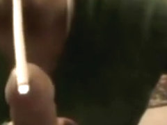 wife smoking her 200s and sucking cock