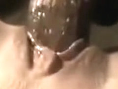 Fucking wet pussy up close with big dick and cum shot