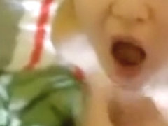 Chinese girl gets facial cumshot