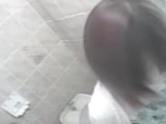 Toilet spy cam close ups with babe masturbating bushy cunt