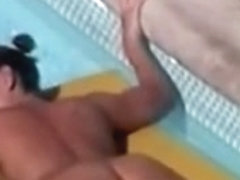 hedonism iii naked chick at pool