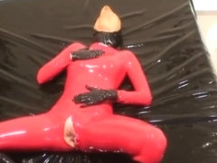Breathplay Hood Red Catsuit Girl