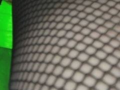 I found some sexy fishnets for my voyeur video collection