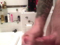 Before shower masturbation