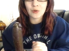Toy Review Beauty Molly Dildo in Brown
