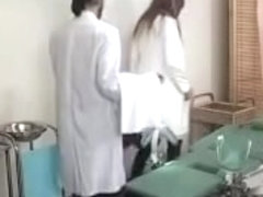Pervy gynecologist fucked his beautiful Japanese patient