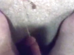 Pissing deep into the carpet with my dick super close