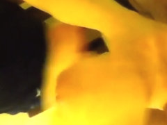 Pov amateur porn video shows me getting a handjob from my darling. She does it nicely, so I cum on.