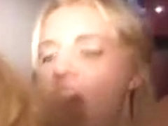 Blonde Girls Sucking Dick And Sharing Facial At Glory Hole
