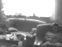 Spycam caught my mother masturbating in living room