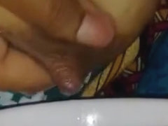 Mexican girl milking her tits 2