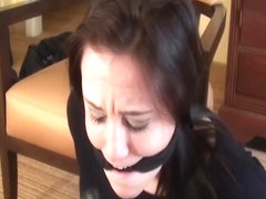 Girl Cuffed and Gagged for first time