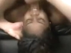 White man brutalizes black teen slut
