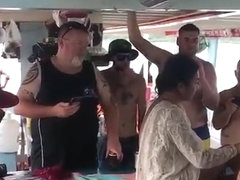 Pattaya party on boat