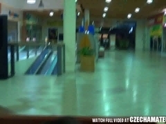NON-PROFESSIONAL Exhibitionist Pair Fuck in Shopping Mall