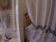 MyDirtyHobby - Blonde schoolgirl gets fucked in the bathroom!