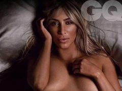 Kim Kardashian Nude Celeb Babe Oiled Pussy