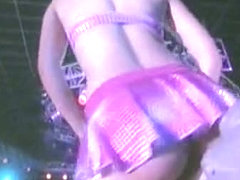 Upskirt video of some tempting dancers