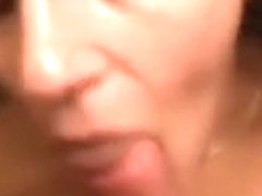 My Wife Alexa milks my dick with mouth and tits