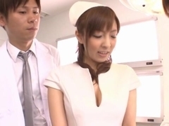 An Mashiro Japanese bombshell nurse is sexy