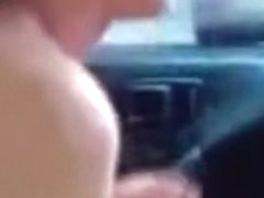 Arab girl with hairy pussy blows and missionary fucks her bf's cock in his car