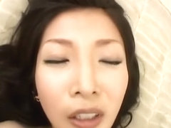 Crazy Japanese model in Amazing Threesome, MILF JAV video