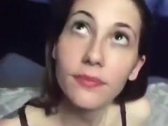 Cute college girl gets suck some dick