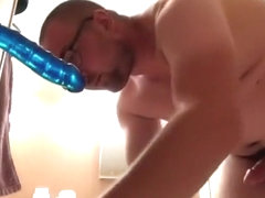 Riding 8 inch Jelly Dong with my Asshole