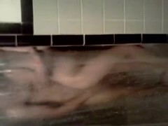 Amateur teen lovers hot shower fuck