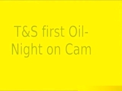 German couple first oil fucking night on cam