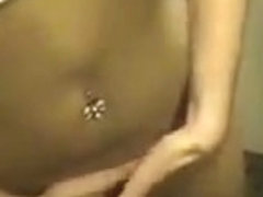 Busty Dark Haired Babe Gives Head in the Changing Room - GJ
