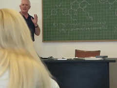 College Students Fuck Their Professor In Classroom Hard