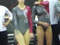 Delicious gymnast with big ass performs some amazing moves