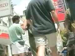Sexy upskirt video tape of some babes on public