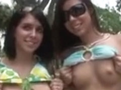 Random video exposing wild awesome babes in insane scene