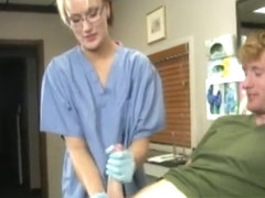 Spex Nurse Makes Client Spray A Load Of Cum