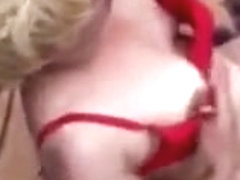 Blonde Masturbating Granny