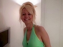 hawt golden-haired milfs is getting from behind