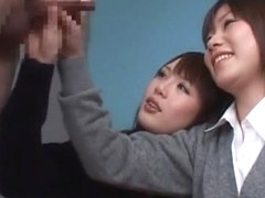 Fabulous Japanese model Rui Yazawa, Ruka Namiki, Anju Himeno in Incredible Threesomes, Cumshots JA.
