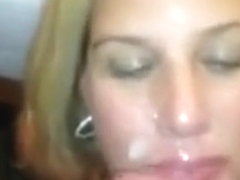 Amateur Girlfriend Gives Blowjob With Huge Facial Cumshot