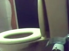 Bulky mother i'd like to fuck wife on hidden cam in the washroom taking dump