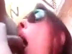 Hot Redhead Slut Goes Crazy Sucking