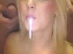 Blonde blowjob slut