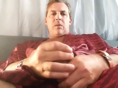 Famous male celebrity NUDE HOT DILF Cory Bernstein Masturbate Cock CUMSHOT