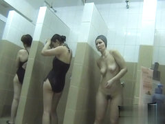 Hidden cameras in public pool showers 386