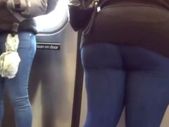 Bubble Ass taking the Train