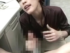 Fabulous Japanese whore in Amazing POV, CFNM JAV video